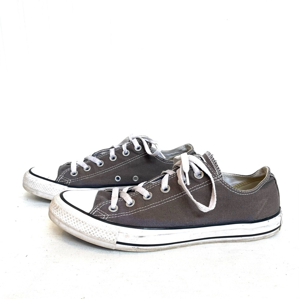 Converse Chuck Taylors Dark Gray Men’s Discounted Shoes Size 8